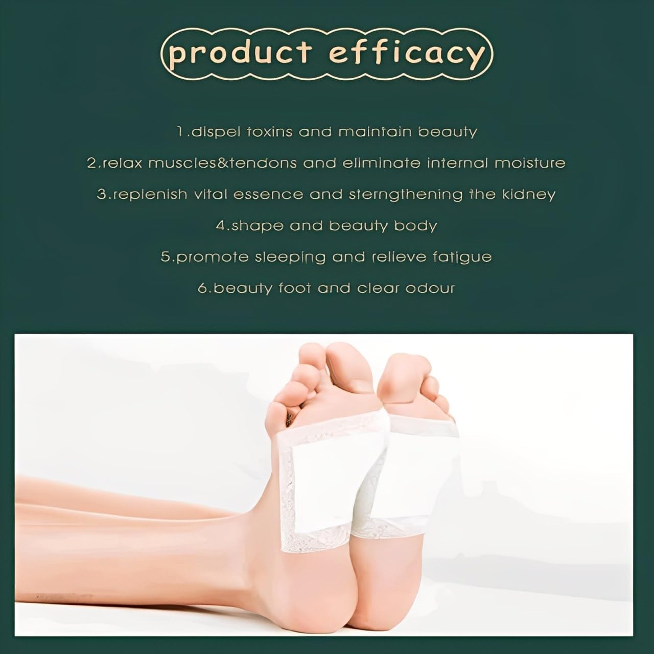 Herbal And Gentle Ingredient Detox Foot Pads (PACK OF 1)