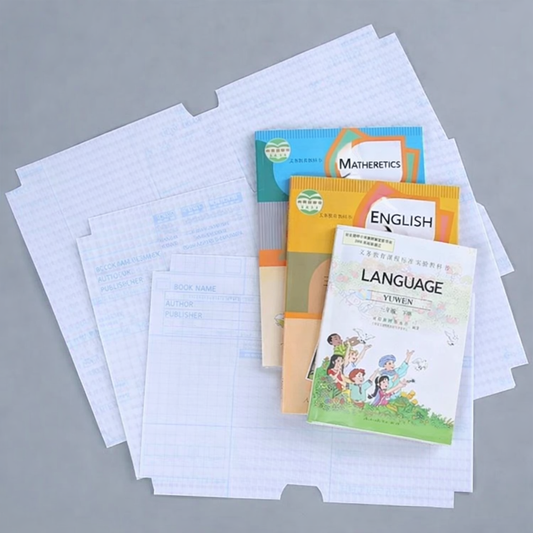 Book Protective Films Transparent Cover for Students School Office ( Pack Of 30 )