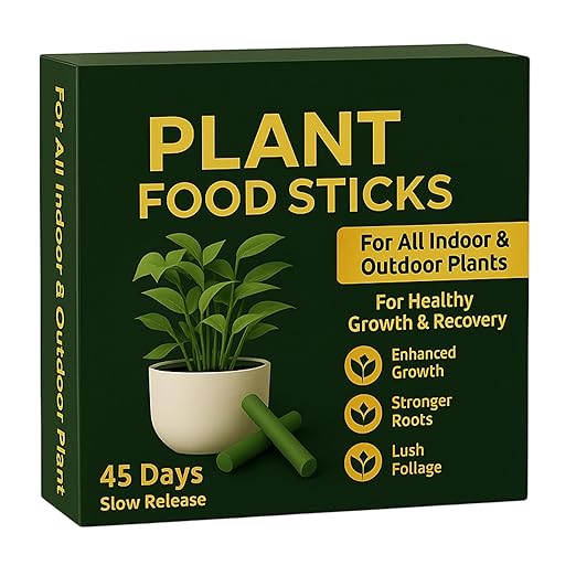 25 Nutrient Sticks for Healthy Potted Plants - Organic Plant Nutrition