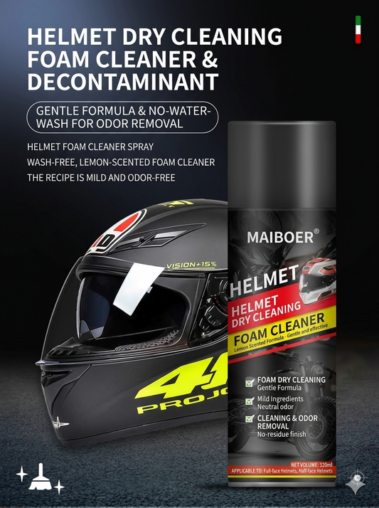 Helmet Cleaning Spray I Dry Cleaning